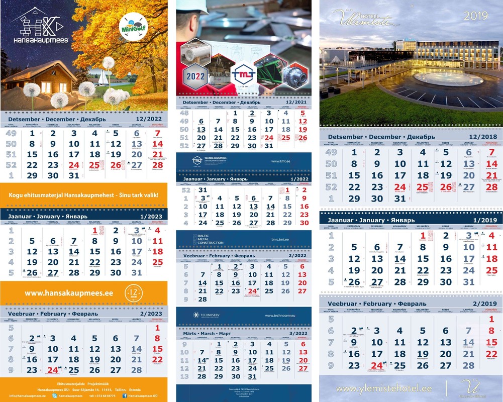 Seinakalendrite näidis